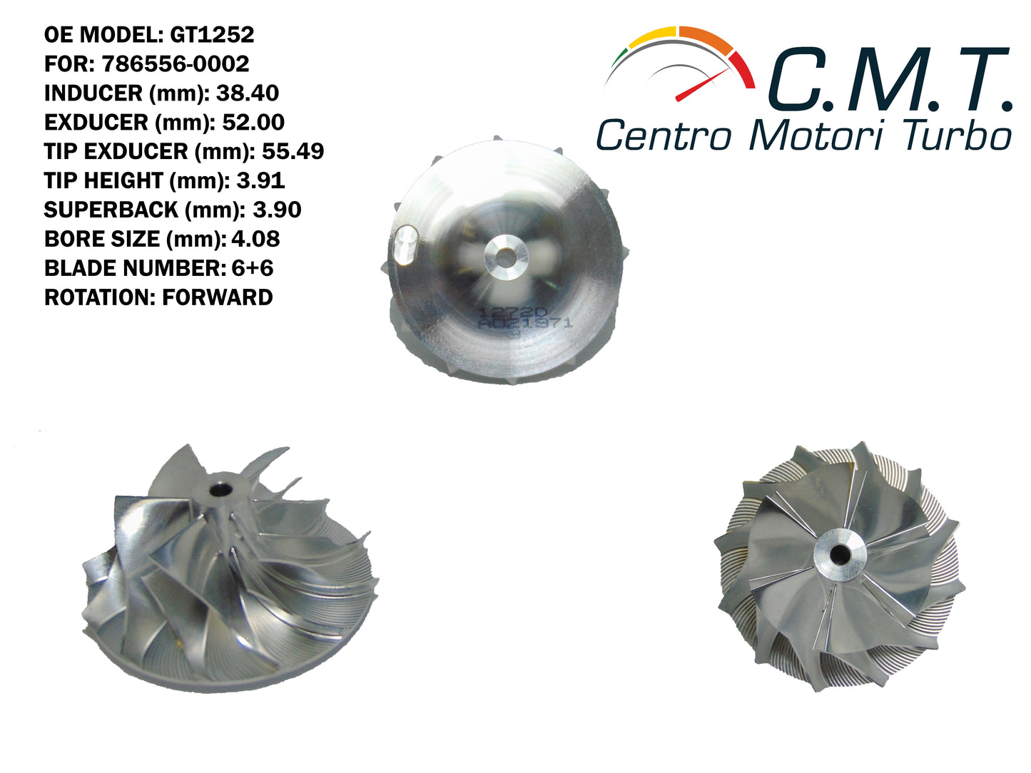 Girante Compressore in Avional 1272