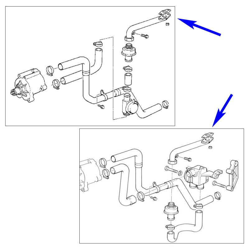 PIASTRA ELIMINA POMPA ARIA CON GUARNIZIONE PER MOTORI A BENZINA BMW S50