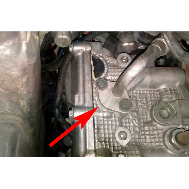 PIASTRA DI CHIUSURA ELIMINA POMPA ARIA DA 4 MM CON GUARNIZIONI PER MOTORI A BENZINA SUBARU