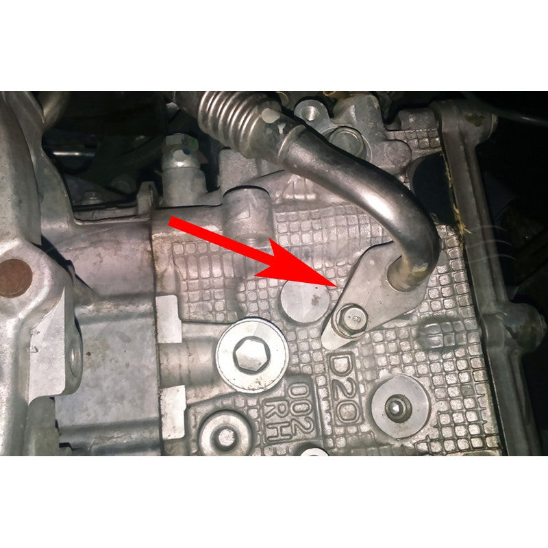 PIASTRA DI CHIUSURA ELIMINA POMPA ARIA DA 4 MM CON GUARNIZIONI PER MOTORI A BENZINA SUBARU
