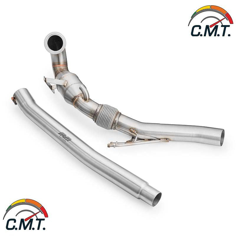 Downpipe AUDI S3 / GOLF 2.0 TFSI + SILENZIATORE