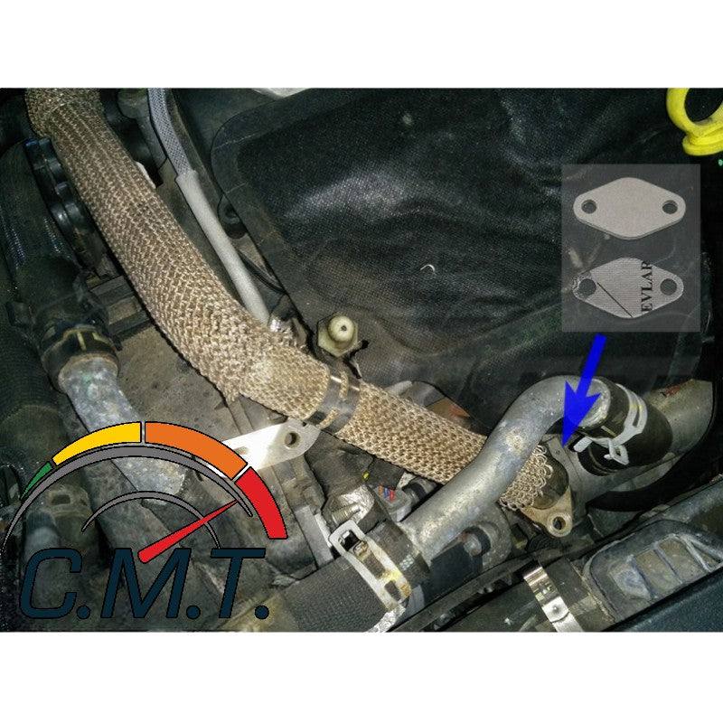 KIT DI CHIUSURA EGR PER CITROEN PEUGEOT LAND ROVER JAGUAR 2.7 V6 HDI 2.7 3.0 TDV6 AJD-V6