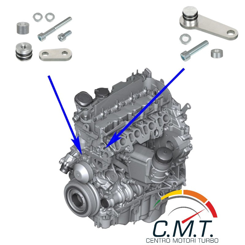 KIT DI ELIMINAZIONE VALVOLA EGR E RADIATORE PER MOTORI DIESEL BMW N47N N47S1 2.0