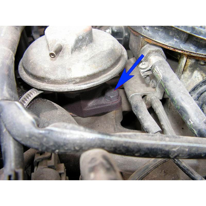 Piastra di chiusura della valvola EGR con guarnizione per motori Opel C16NZ