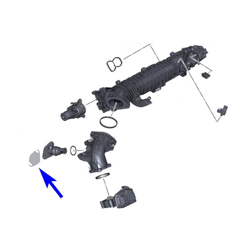 PIASTRA DI CHIUSURA VALVOLA EGR PER MOTORI DIESEL BMW MINI N47N N47C N47S1 N57N N57X, N57Z B37 B37B B47 B47B B47D B47N