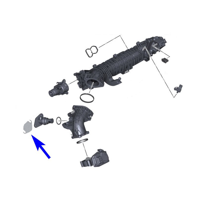 PIASTRA DI CHIUSURA VALVOLA EGR PER MOTORI DIESEL BMW MINI N47N N47S1 N57N N57X, N57Z B37 B37B B47 B47B B47D B47N non