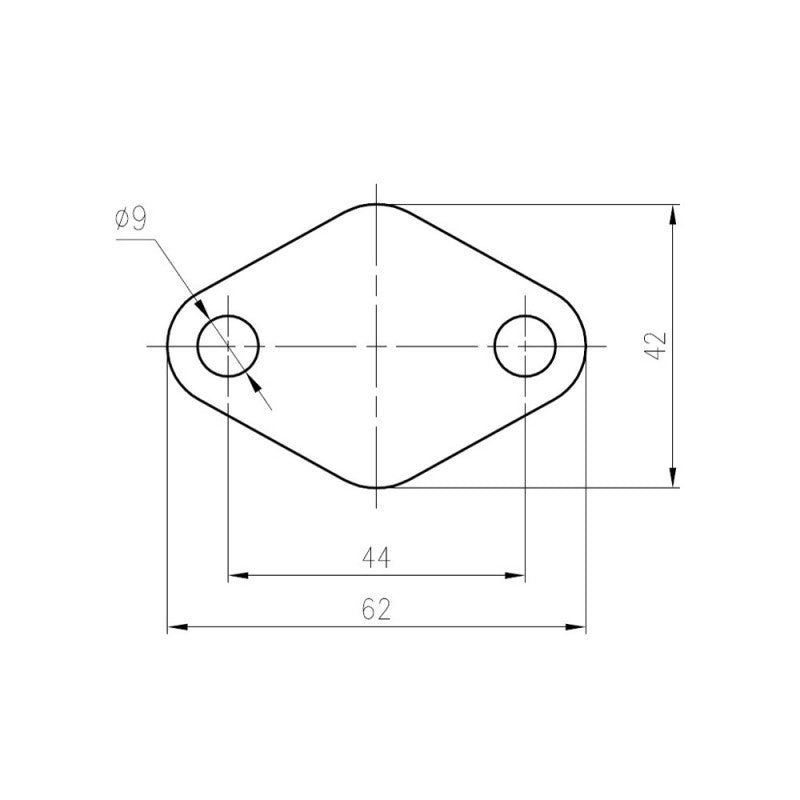 PIASTRA DI CHIUSURA VALVOLA EGR PER MOTORI FIAT ALFA ROMEO LANCIA 1.9 2.4 JTD CF2