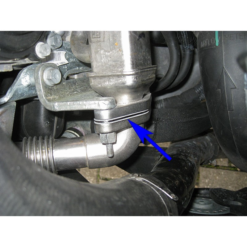 Piastra di chiusura valvola EGR con guarnizioni per Fiat Ducato 2.3 JTD Iveco Daily con motori 2.3 HPI