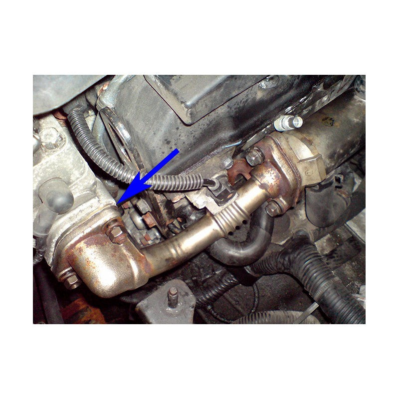 PIASTRA DI CHIUSURA VALVOLA EGR CON GUARNIZIONI PER KIA HYUNDAI CON MOTORI 2.9 CRDI TD