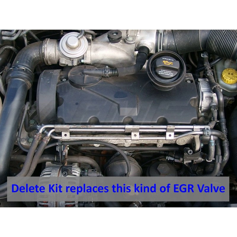 KIT ELIMINAZIONE VALVOLA EGR PER VW AUDI SEAT SKODA CON MOTORI 1.9 TDI AWX AVF ASZ BTB AXC