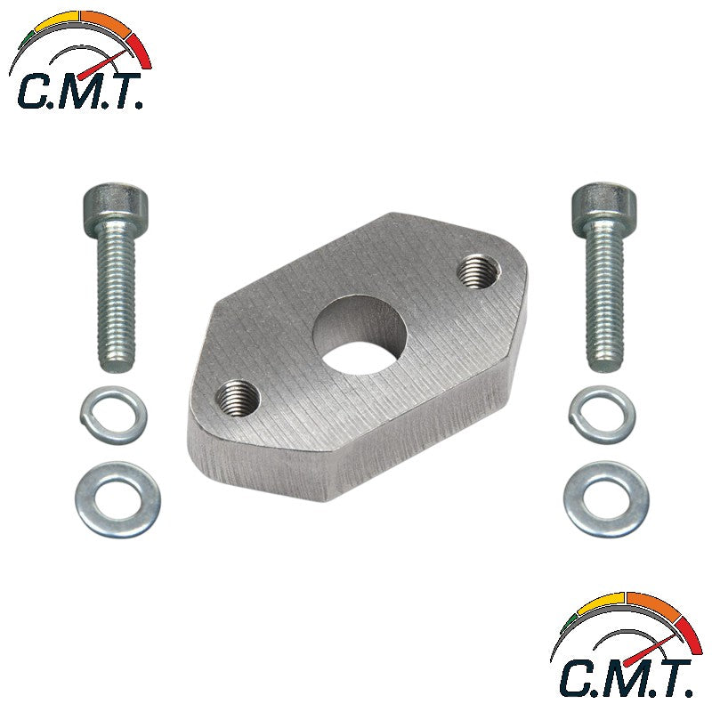 Flangia adattatore sensore MAP intercooler in acciaio inox da 12 mm per motori VW Audi Seat Skoda 1.8 TSI TFSI