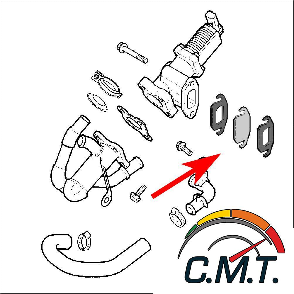 Tappo Valvola EGR per Opel, Fiat, Lancia, Alfa e Suzuki 1.3