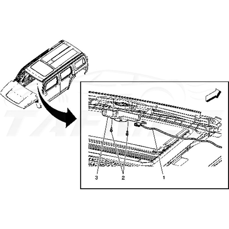 INGRANAGGIO DI RIPARAZIONE DEL MOTORE DEL TETTO APRIBILE SCORREVOLE PER HUMMER H3 H3T