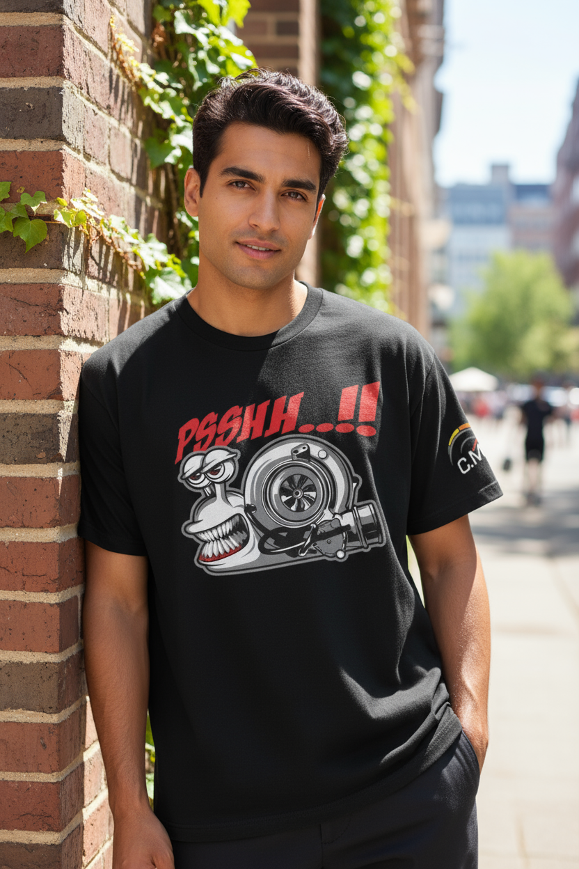 C.M.T Camiseta con caracol de succión