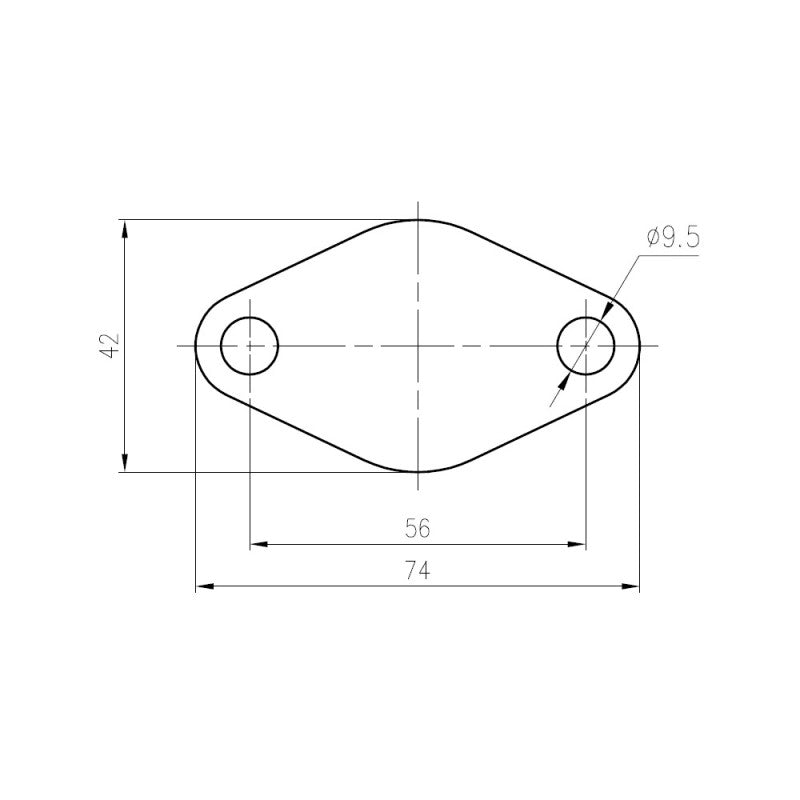 Piastre di chiusura valvola EGR da 4 mm con guarnizioni per Mitsubishi Ford Alfa Romeo Fiat con motori Diesel 2.5 2.8