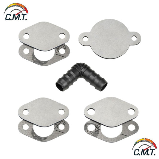 Piastre di chiusura della valvola EGR da 4 mm con guarnizioni per VW Audi Seat Skoda con motori 1.2 1.6 2.0 TDI CR