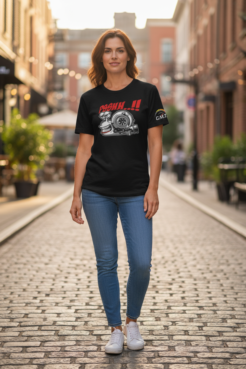 C.M.T Camiseta con caracol de succión