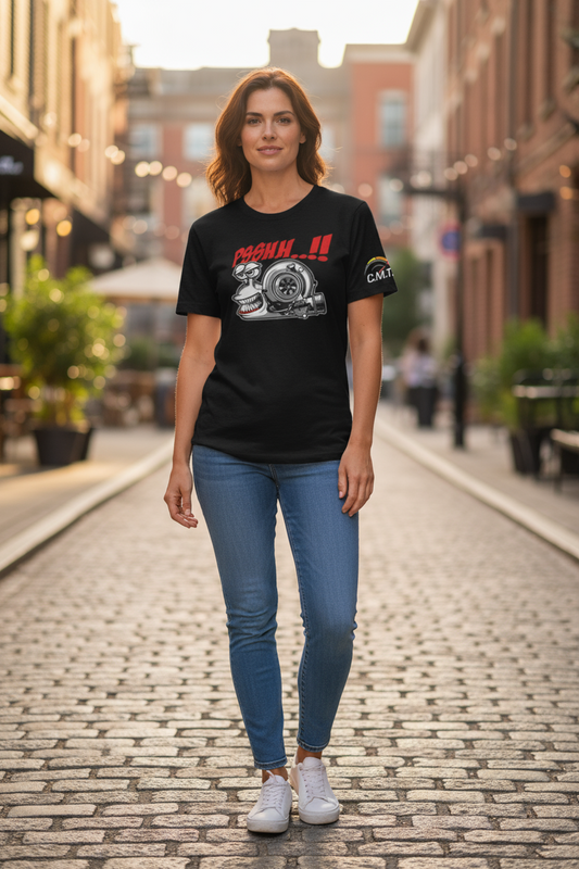 T-shirt C.M.T con chiocciola d aspirazione