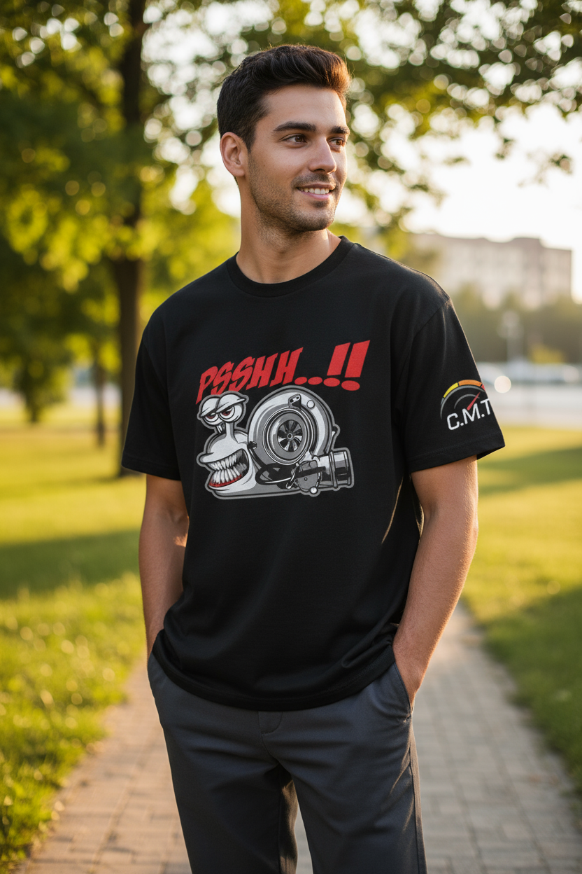 C.M.T Camiseta con caracol de succión