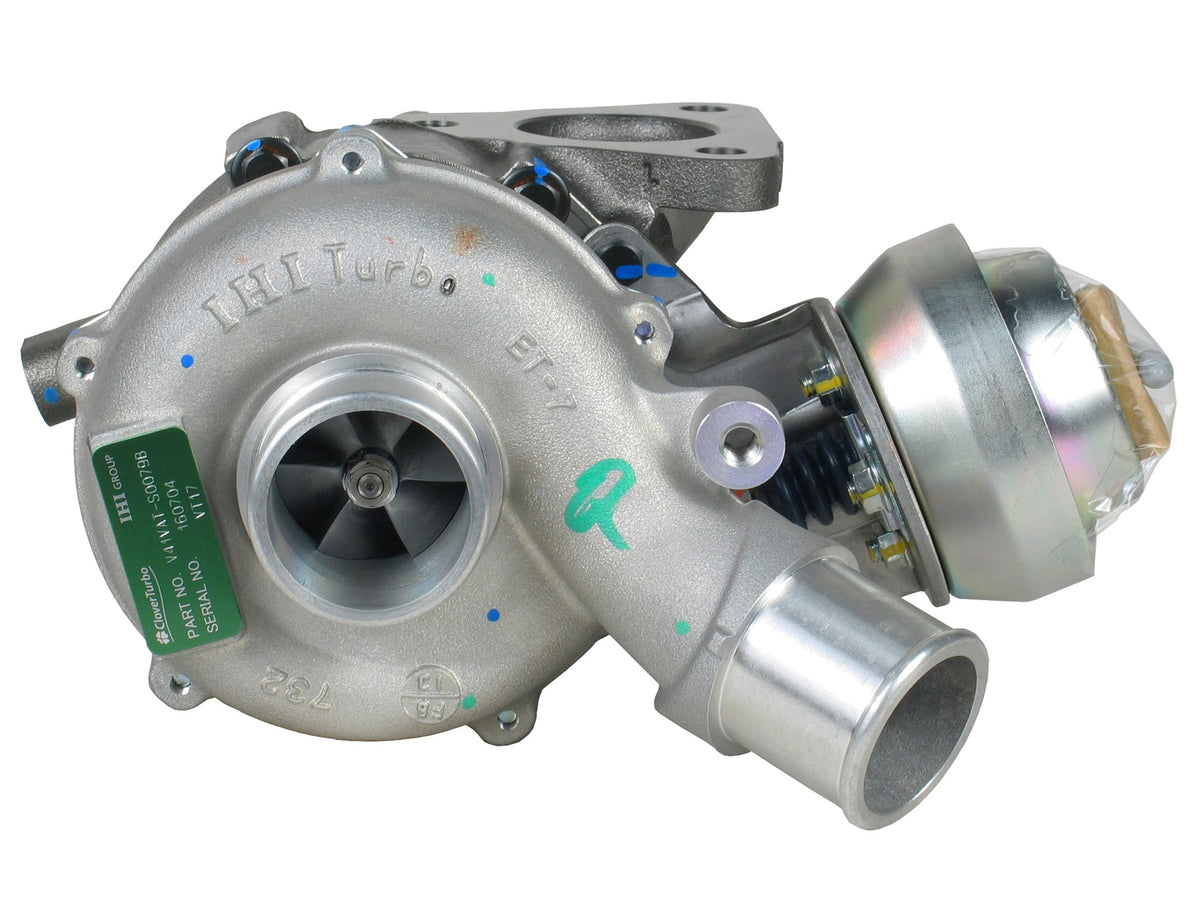 IHI VT17 / 1515A222 — immagine di catalogo del modello originale, lato compressore e targhetta; prodotto CMT venduto revisionato