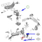 Schema illustrativo dei punti di montaggio del kit EGR Mercedes-Benz OM651