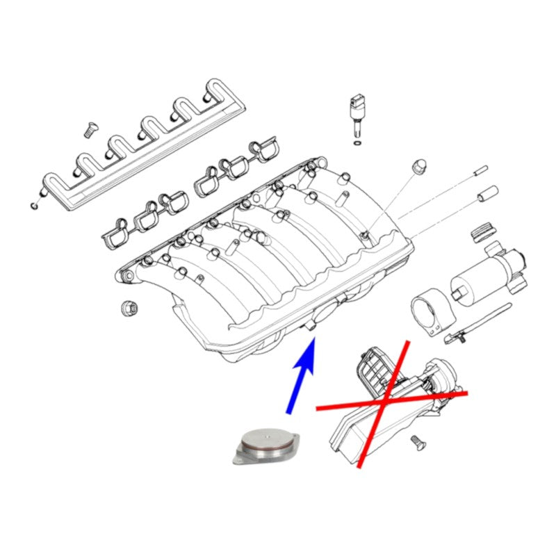 Tappo valvola DISA per BMW E46 E39 E60 E61 E83 E36 E85 con motori M54 B22 B25 B30