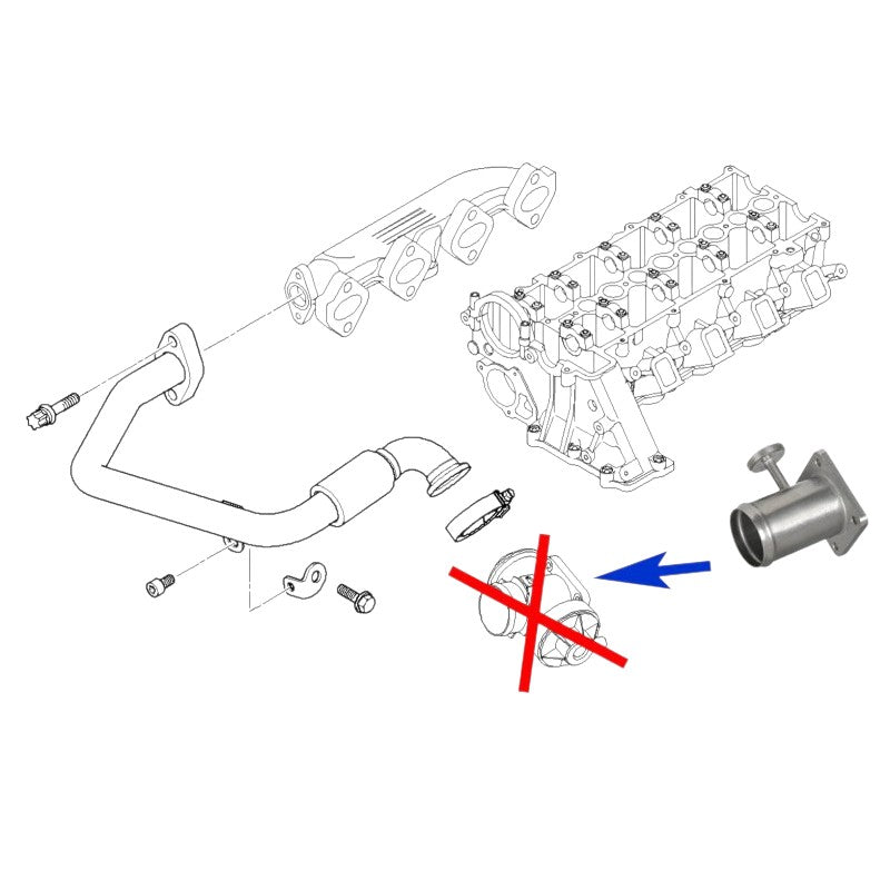 Kit di eliminazione EGR per Land Rover Freelander BMW con motori 2.0 2.5 3.0 D M47 M57