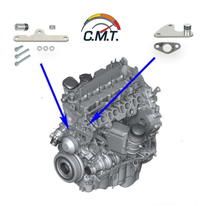 KIT ELIMINAZIONE VALVOLA EGR E RADIATORE PER MOTORI DIESEL BMW N47 N47S