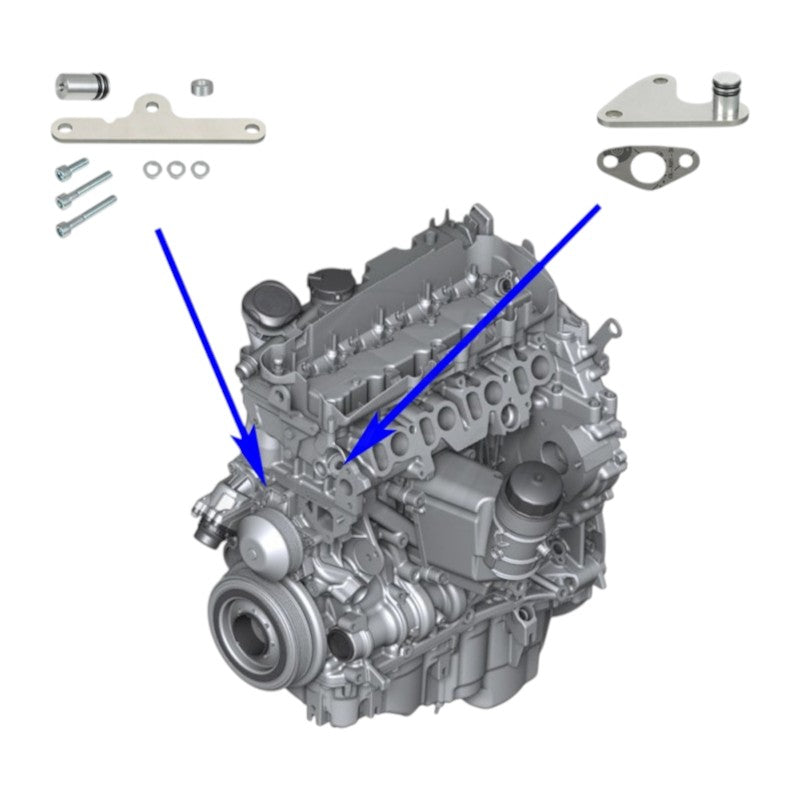 Kit di eliminazione valvola EGR e radiatore per BMW con motori diesel 2.0 N47 N47S