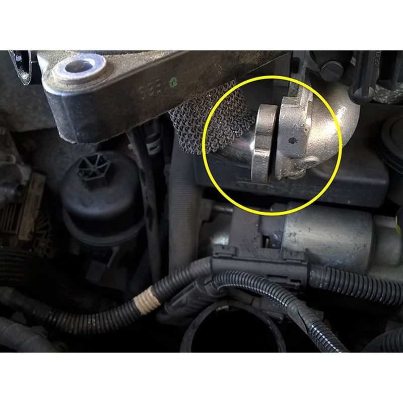 Piastra di chiusura della valvola EGR per motori Citroen Peugeot Ford DW10CTED4 2.0 HDi TDCi 140 163 CV Euro 5