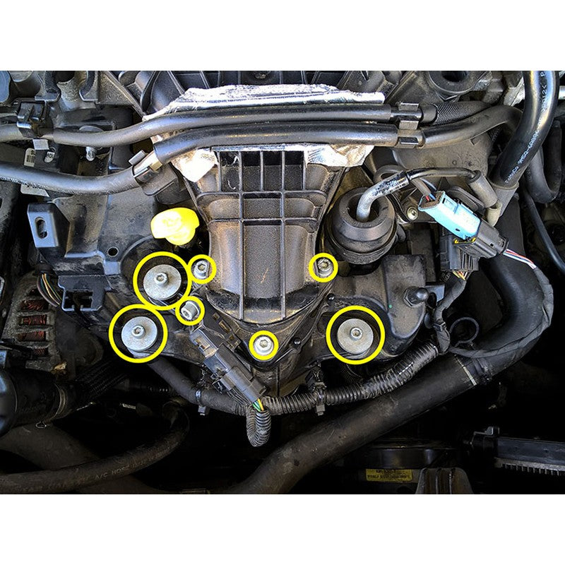 Piastra di chiusura della valvola EGR per motori Citroen Peugeot Ford DW10CTED4 2.0 HDi TDCi 140 163 CV Euro 5