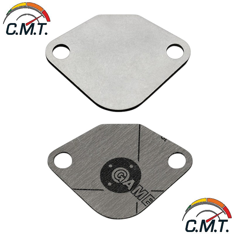 Piastra di chiusura della valvola EGR con guarnizione per motori Opel C16NZ