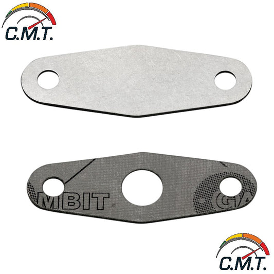 Piastra di chiusura della valvola EGR con guarnizione per VW Seat con motori 1.4 16V AHW AKQ