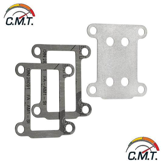 Piastra di chiusura valvola EGR con guarnizioni per motori Fiat Alfa Romeo Lancia Opel Saab 1.9 16V 2.4 20V JTD CDTI TiD