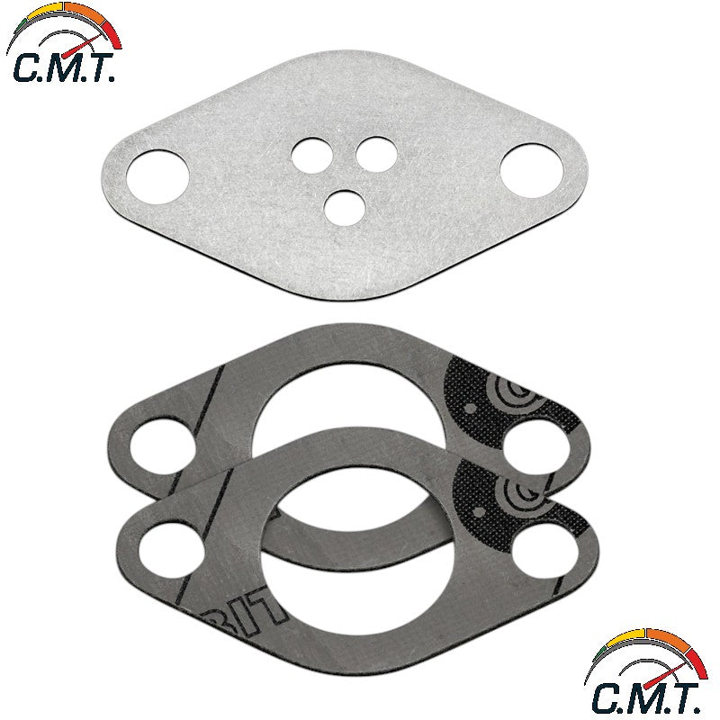 Piastra di chiusura valvola EGR con guarnizioni per motori Fiat Alfa Romeo Lancia Opel Saab 1.9 8V 2.4 10V JTDM CDTI