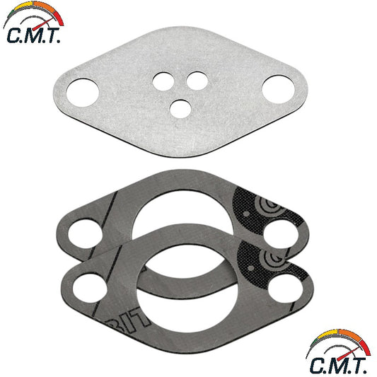 Piastra di chiusura valvola EGR con guarnizioni per motori Fiat Alfa Romeo Lancia Opel Saab 1.9 8V 2.4 10V JTDM CDTI