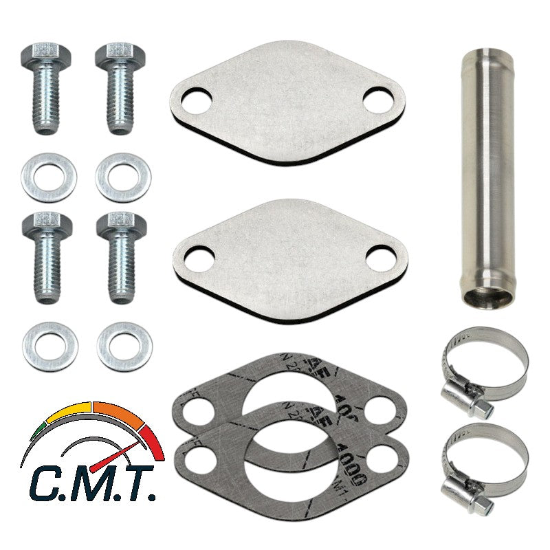 Piastra di chiusura valvola EGR con guarnizioni per Fiat Alfa Romeo Lancia Opel Saab con motori 1.9 2.4 JTD CDTI