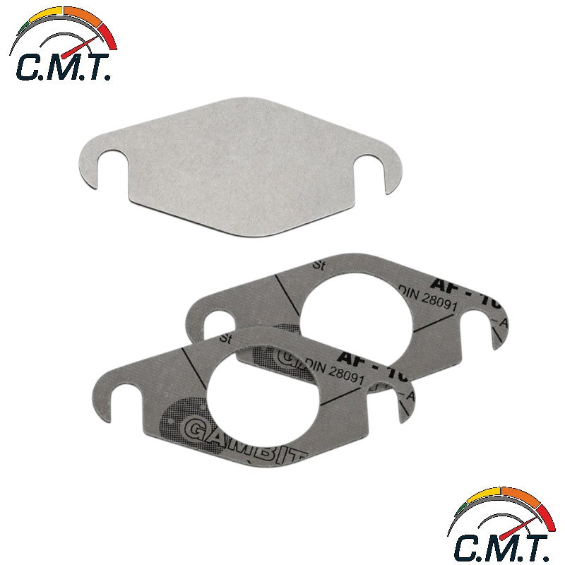 Piastra di chiusura valvola EGR con guarnizioni per Fiat Ducato 2.3 JTD Iveco Daily con motori 2.3 HPI