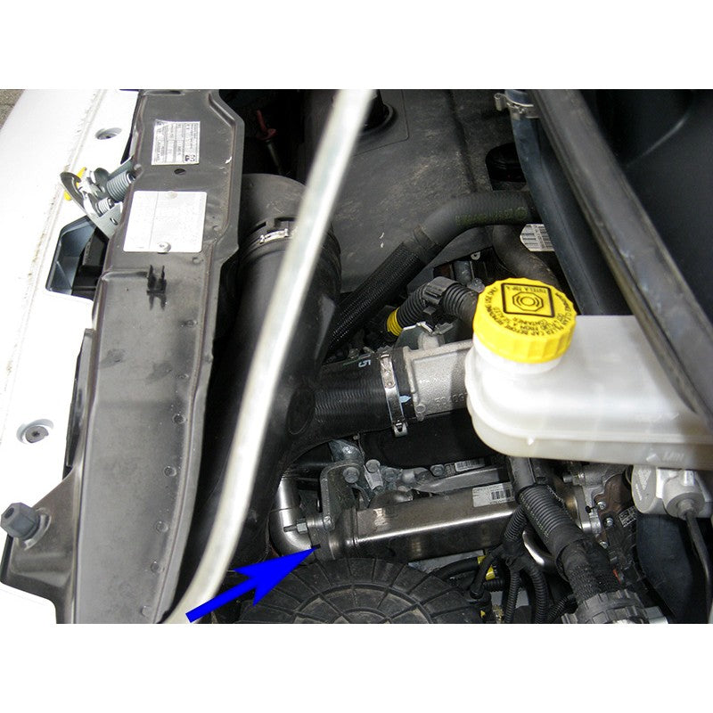 Piastra di chiusura valvola EGR con guarnizioni per Fiat Ducato 2.3 JTD Iveco Daily con motori 2.3 HPI