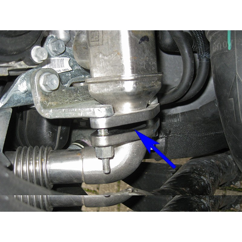 Piastra di chiusura valvola EGR con guarnizioni per Fiat Ducato 2.3 JTD Iveco Daily con motori 2.3 HPI