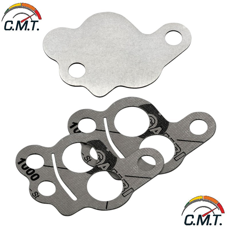 Piastra di chiusura della valvola EGR con guarnizioni per Ford con motori Duratec-HE 1.8 2.0