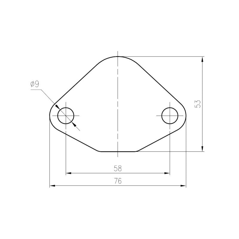 Piastra di chiusura della valvola EGR con guarnizioni per motori a benzina Honda Accord Prelude Civic Jazz