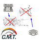 KIT DI ELIMINAZIONE VALVOLA EGR PER TOYOTA LAND CRUIZER 100 _J1_ 4.2 TD HDJ100_, HDJ100