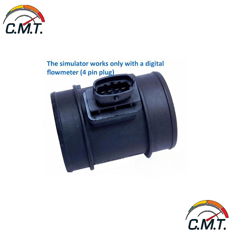 Simulatore valvola EGR per Opel Vauxhall Fiat Alfa Romeo Lancia Saab Suzuki con motori 1.3 1.9 2.4 JTD CDTI TiD (connettore MAF a 4 pin)