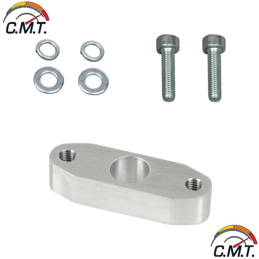 Flangia adattatore sensore MAP intercooler in alluminio per motori a benzina BMW N54 N63 N74