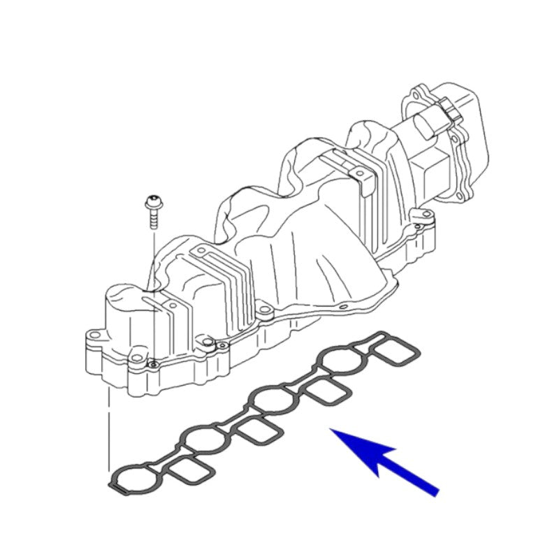Kit di rimozione ed eliminazione della valvola a vortice con guarnizione per Audi VW Seat Skoda con motori 2.0 TDI CR